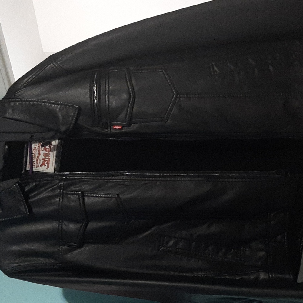 Levi 2 layer leather jacket